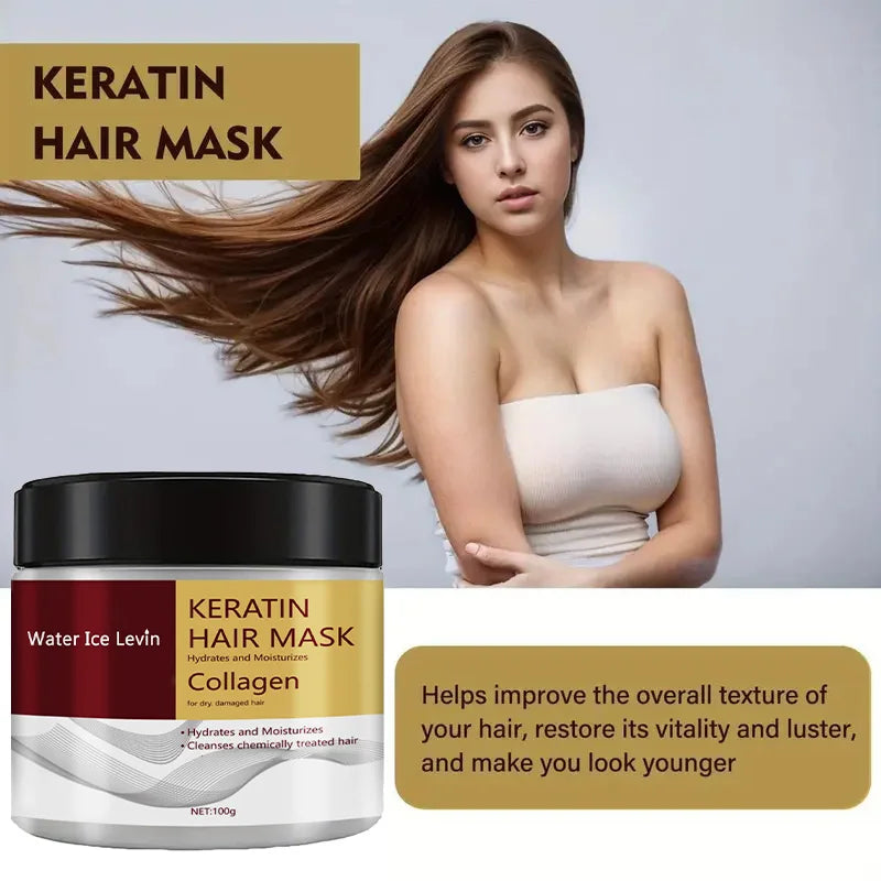 OGBluu Collagen & Keratin Hair Mask — Deep Repair & Frizz Control