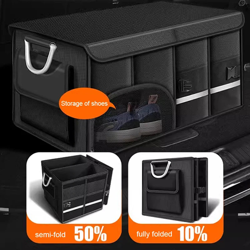 OGBluu 36L Foldable Car Trunk Organizer — Waterproof Oxford Cloth