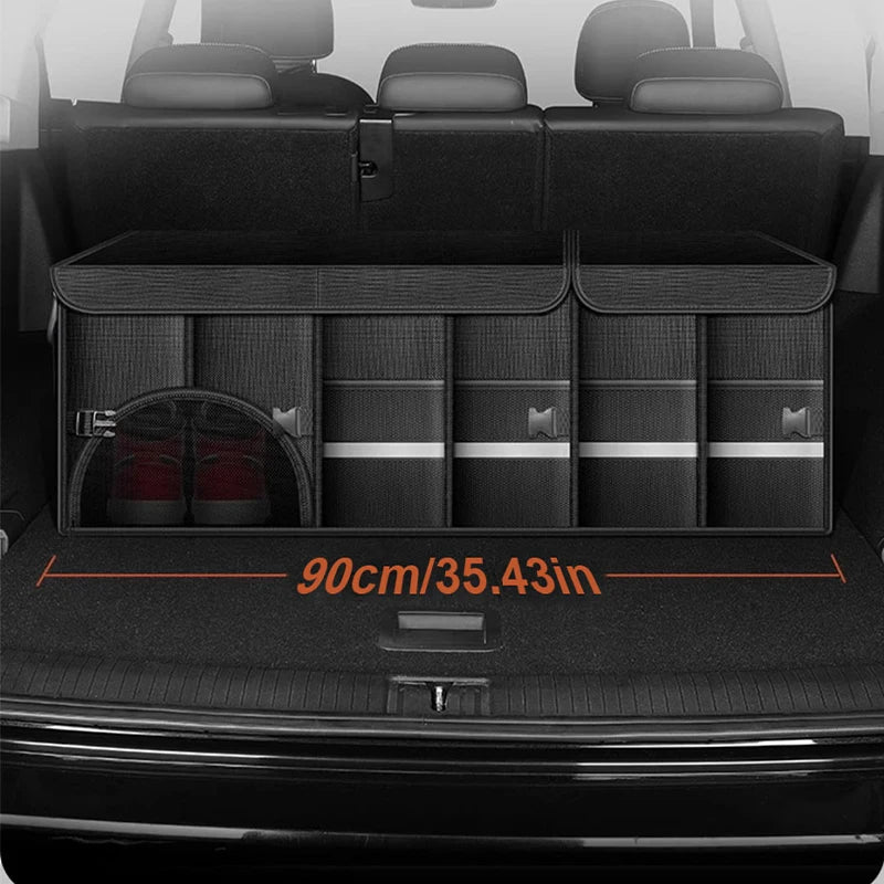 OGBluu 36L Foldable Car Trunk Organizer — Waterproof Oxford Cloth