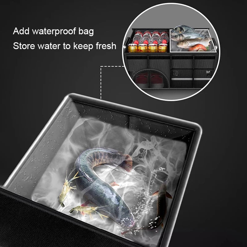 OGBluu 36L Foldable Car Trunk Organizer — Waterproof Oxford Cloth